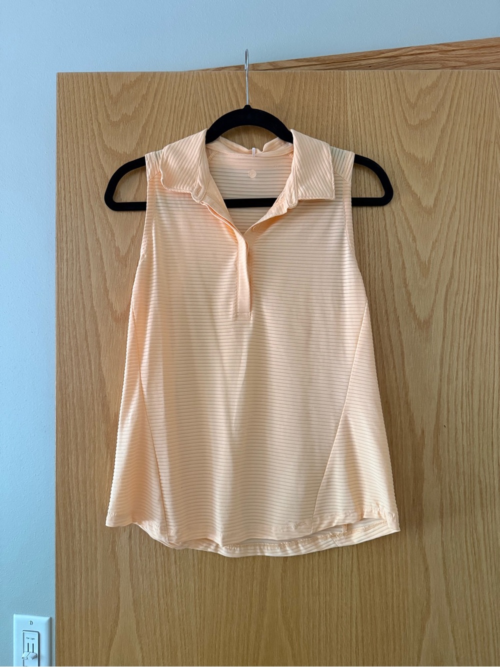 CALIA Sleeveless Peach Polo